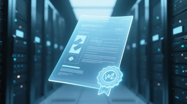 گواهی امضای الکترونیکی شناور در مرکز داده به نشانه امنیت سامانه مؤدیان